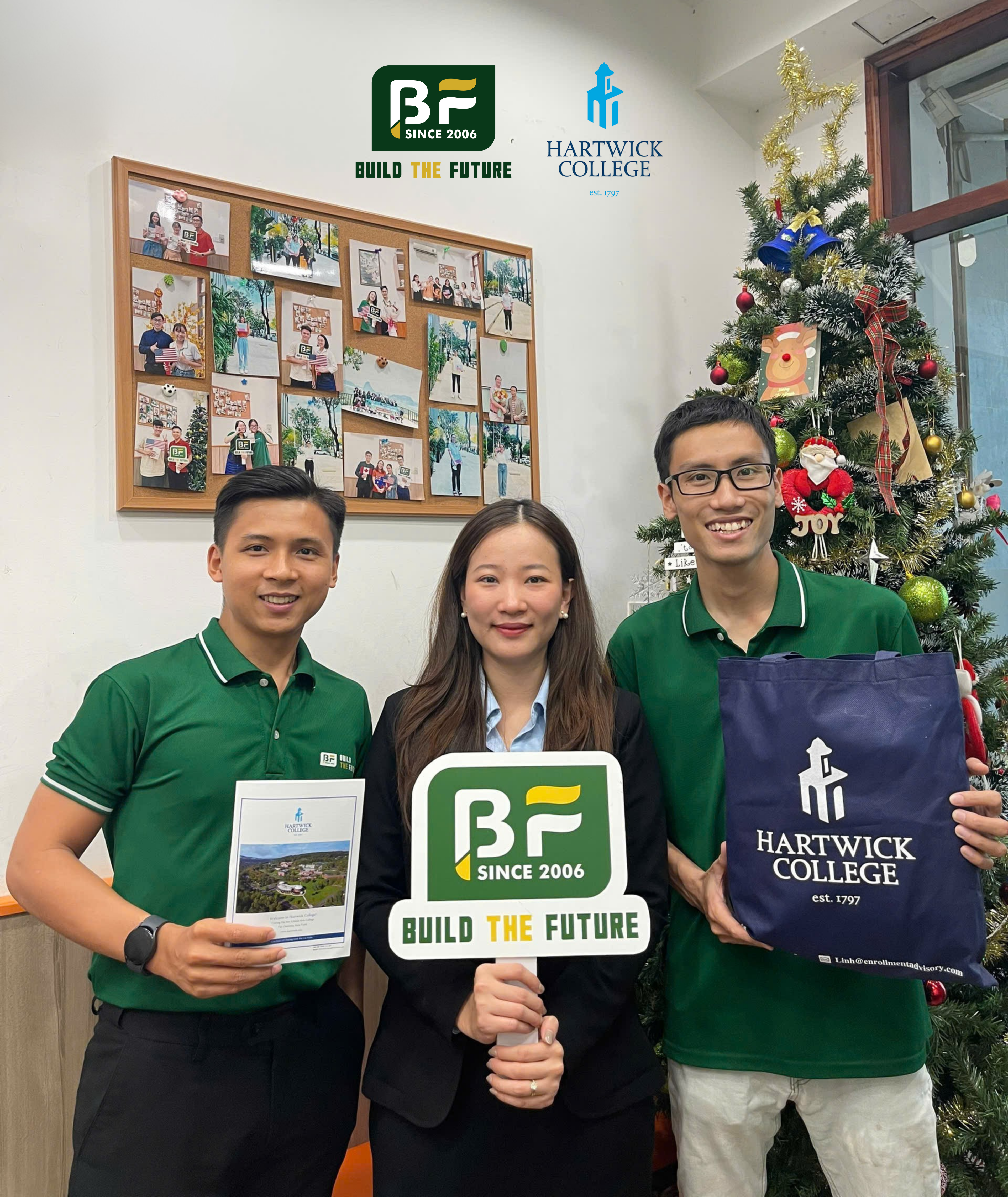 BF x đại diện trường Hartwick College thảo luận về lộ trình học tập và quyền lợi cho du học sinh Việt
